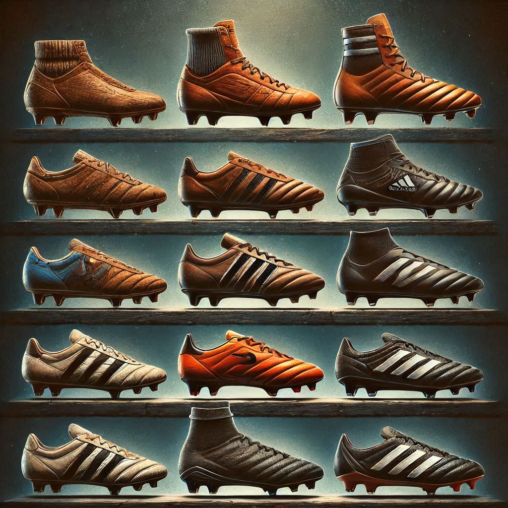 The-Evolution-of-Football-Boots_-From-Leather-to-High-Tech-Marvels The Evolution of Football Boots: From Leather to High-Tech Marvels